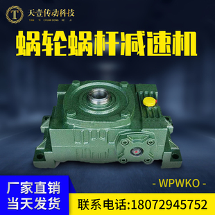 立式 WPWKO蜗轮蜗杆减速机小型卧式 变速器涡轮齿轮箱涡杆减速电机