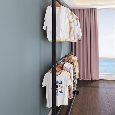 简易晾衣架落地秋冬外套晒衣服架jk裙室内家用衣帽架不占空间陶琪