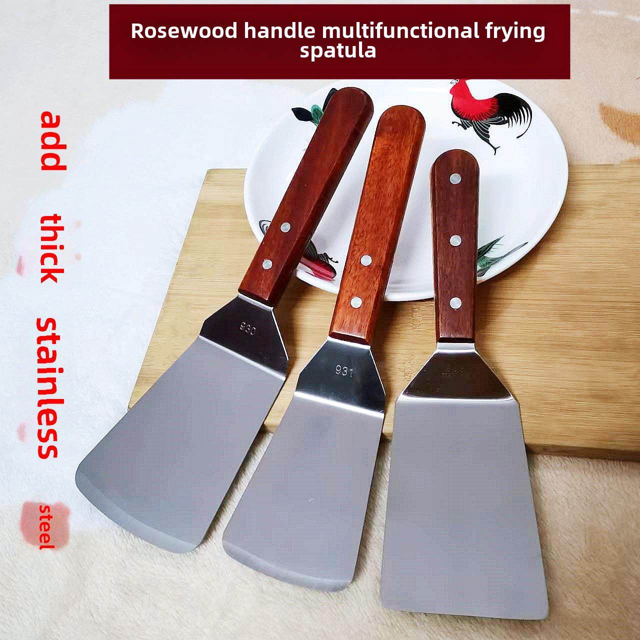 加厚不锈钢多功能煎铲铁板烧料理铲长柄煎饼铲子牛排铲圆头扒铲,厨房/烹饪用具,煎铲,淘宝优惠券,粉丝福利购,淘宝优惠卷