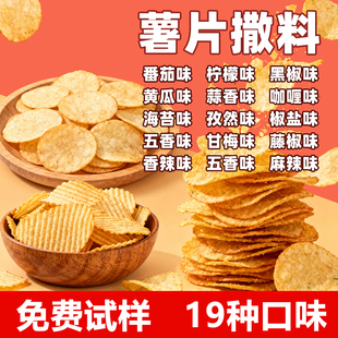 薯片撒料粉商用现炸薯片土豆片洋芋薯条山药食品调料粉烧烤番茄粉