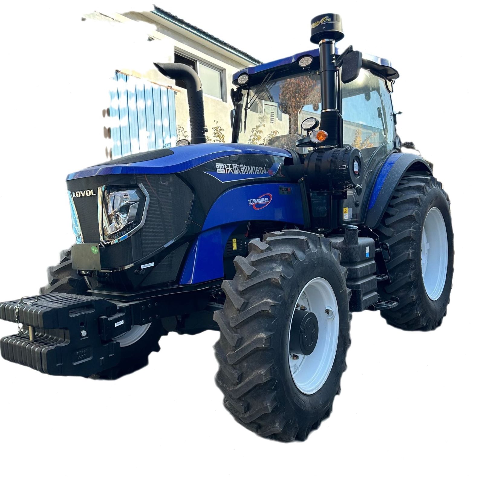 农用雷沃1204四轮拖拉机 70马力四驱旋耕犁地机 施播种机收获机