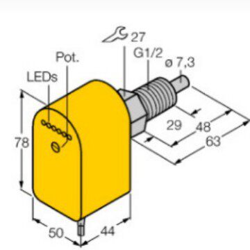 现货FCS-G1/2A4P-VRX/230VAC原装 FCS-G1/2A4P-VRX/24VDC流量报警