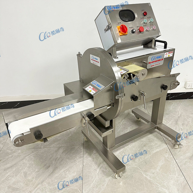 热销传送带连续式熟肉切片机腊肠火腿切条机器猪耳切丝机,清洗/食品/商业设备,肉制品加工设备,淘宝优惠券,粉丝福利购,淘宝优惠卷