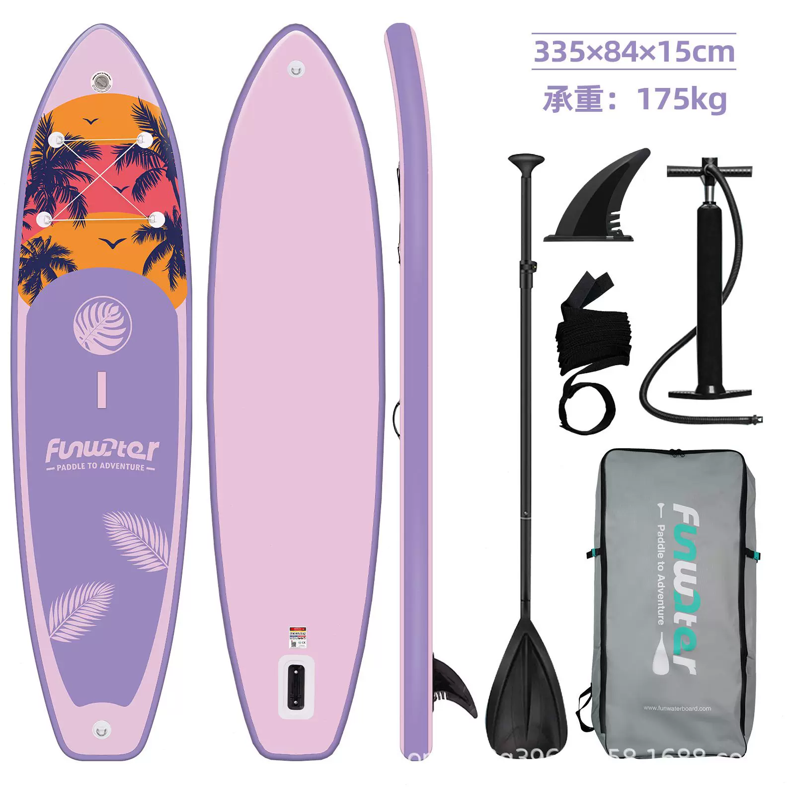 Select funwater paddle board surfboard double-layer marine floating board standing sup slurry board Shuizhile source engineering