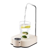 伙妹电动抽水器定量桌桶两用自动上水器充电桶装 吸水器托盘压水器