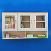 实木吊柜墙壁柜卧室顶柜挂墙式 阳台橱柜墙上壁柜衣柜厨房储物柜