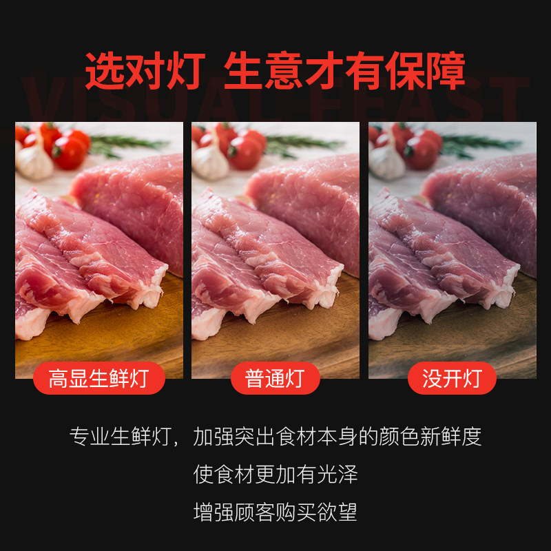 猪肉生鲜灯冷鲜肉水果超市生熟店专用e27螺口蔬菜高显色led灯泡,家装灯饰光源,LED球泡灯,淘宝优惠券,粉丝福利购,淘宝优惠卷