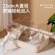 走廊式 隔臭防外溅猫咪用品猫沙盆 猫砂盆全封闭超大号猫厕所抽屉式