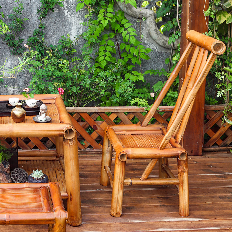 汉韵堂传统手工竹椅老式竹编休闲靠背椅子单人靠椅中国风编织凳子,家居饰品,户外/庭院摆件,淘宝优惠券,粉丝福利购,淘宝优惠卷