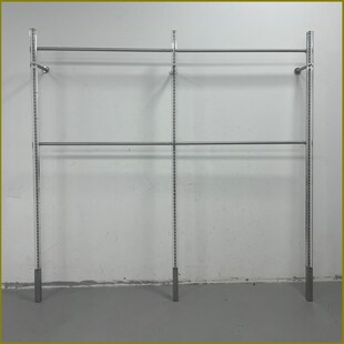 服装店展示架创意上墙布料架陈列架女装店亚克力挂样衣架调节高低