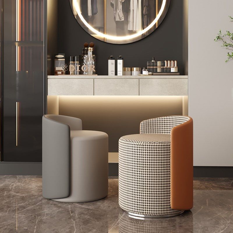 北欧化妆凳家用梳妆台凳子代简约美甲矮圆凳网红拍照客厅轻奢椅现,住宅家具,梳妆凳,淘宝优惠券,粉丝福利购,淘宝优惠卷