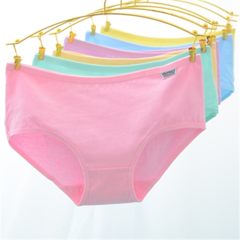 10条装 加肥加大码内裤女胖MM200斤中腰纯棉胖妹妹蕾丝三角裤女士