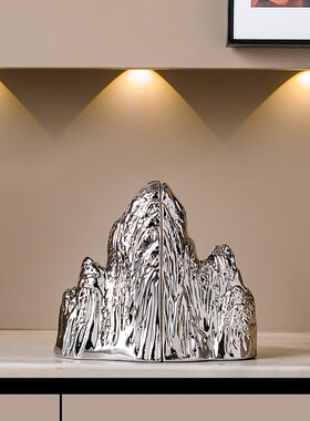 新中式书档轻奢书挡办公室书靠书柜装饰品摆件电视柜艺术品书立