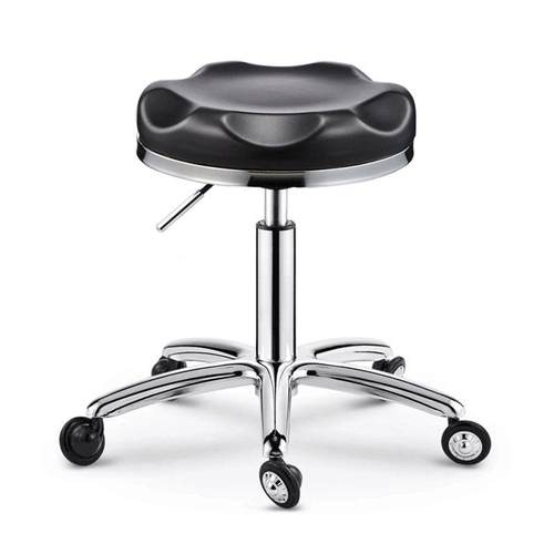 不缠发新款美容凳升降滑轮凳大工凳旋转家用圆凳理发店椅子美发凳