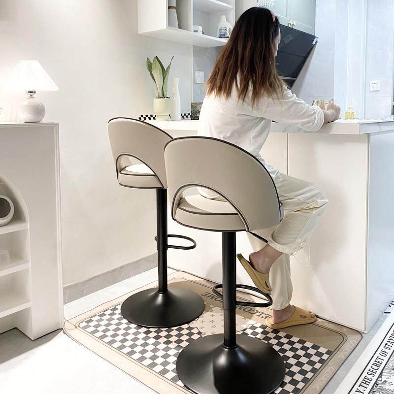 吧椅吧台椅家用简约现代酒吧椅升降岛台椅前台高脚凳靠背吧台椅子