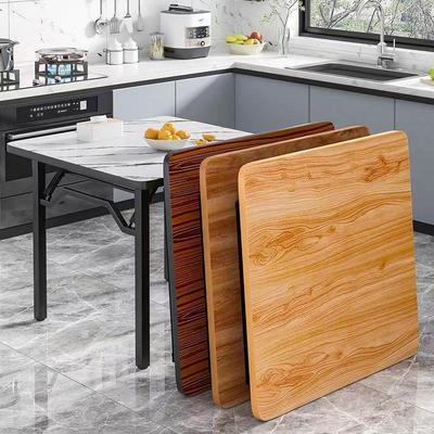 正方形餐桌可折叠家用简约加厚饭桌出租屋小户型方桌80/90/100/方