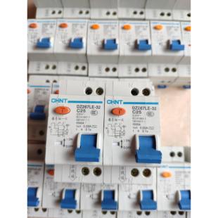 N空气开关双进双出漏电过载保护器DZ267LE 二手正泰断路器1P