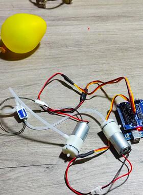 模拟呼吸气球充气吸气arduino课件教育毕业比赛用材料单片机st322