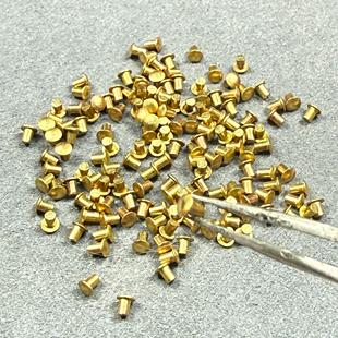 黄铜钉镶嵌配件凤眼菩提星月手串木珠铆钉文玩金代工定制镶嵌