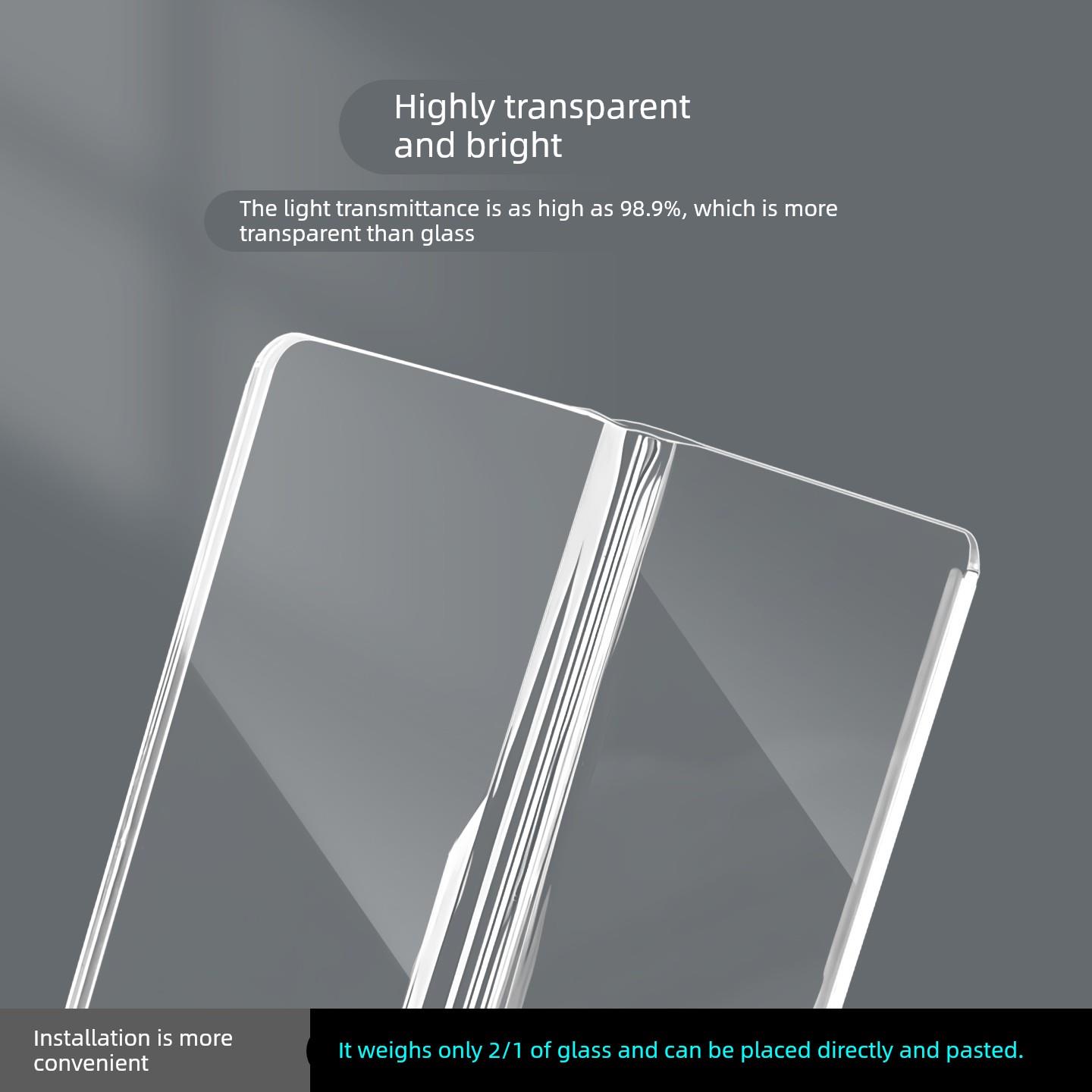 亚克力挡板L型定制加厚全透明直角分隔板浴室镜柜书柜防掉落长条