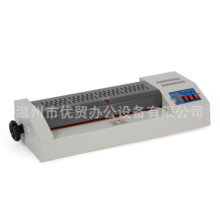 台塑封机320mm公家用A3压膜机相片过胶机带温度表无手轮YT320