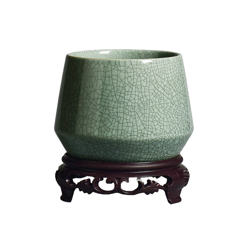 文竹花盆陶瓷哥窑绿植蝴蝶兰专用盆栽小号多肉盆桌面造景盆吊兰盆,鲜花速递/花卉仿真/绿植园艺,花盆,淘宝优惠券,粉丝福利购,淘宝优惠卷