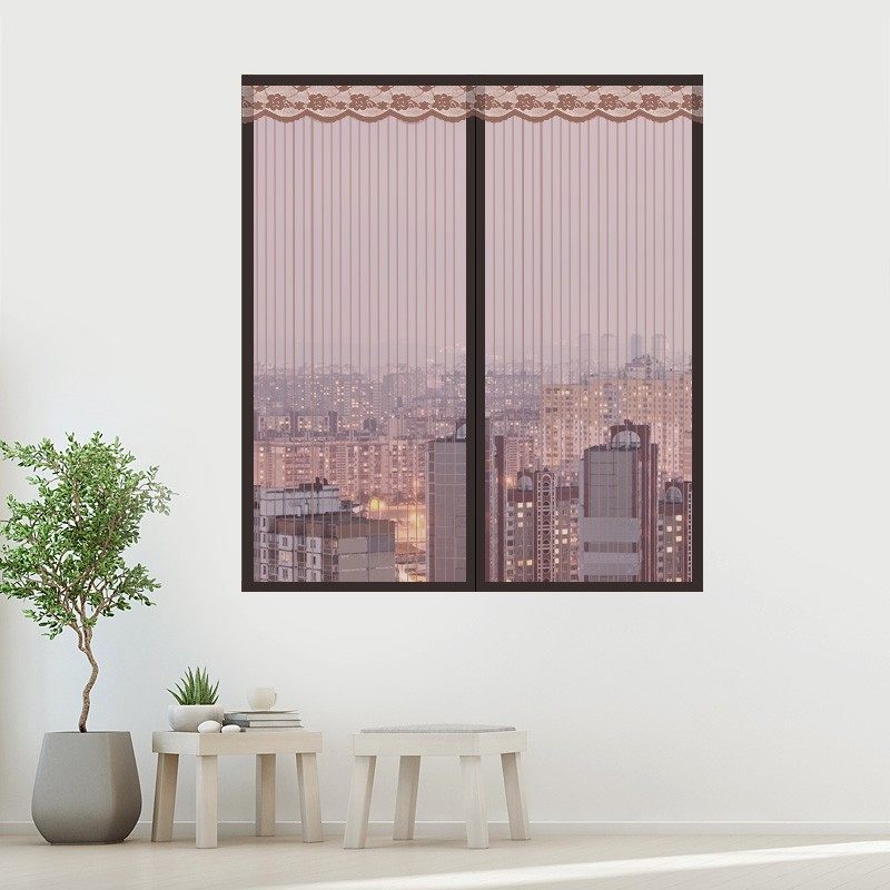 防蚊纱窗网自粘型防蝇窗纱门帘魔术贴磁性磁铁窗帘自装可拆卸家用,居家布艺,窗纱,淘宝优惠券,粉丝福利购,淘宝优惠卷