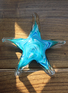 琉璃海星手工艺品海洋动物样板间装饰摆件鱼缸造景生日礼物纪念品