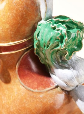 朱炳仁铜 马上有财马摆件家居办公室桌面装饰品开业节日礼物