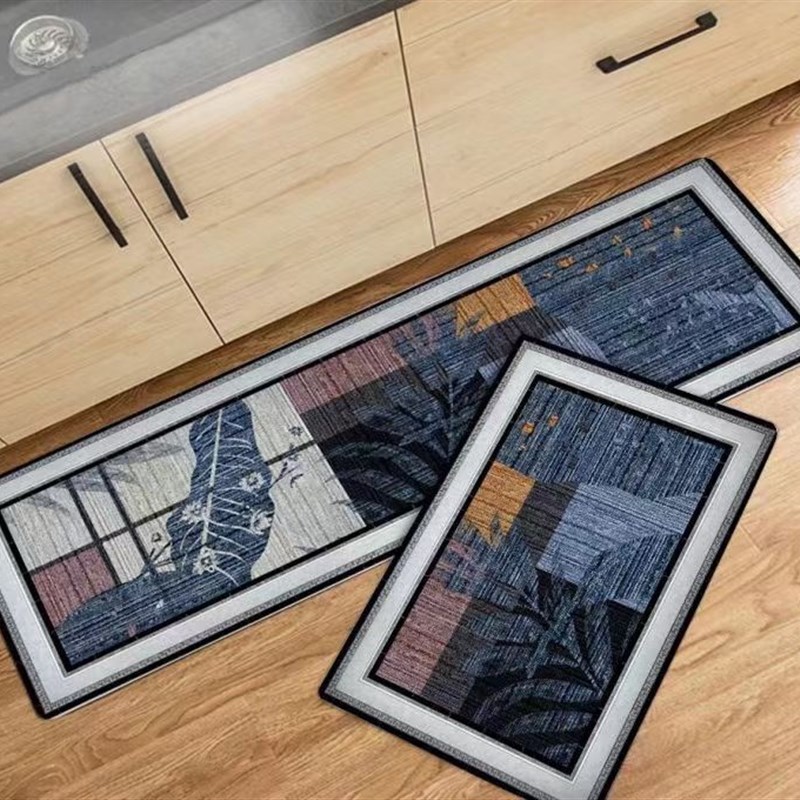 厨房地垫吸水防油地毯长条浴室防滑脚垫子进门口门垫家用卧室地毯