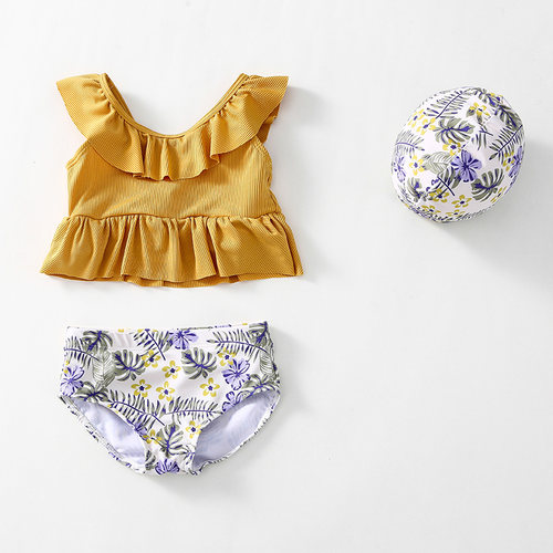 女宝宝泳衣分体比基尼儿童可爱小公主游泳衣女童泳装2022新款夏季