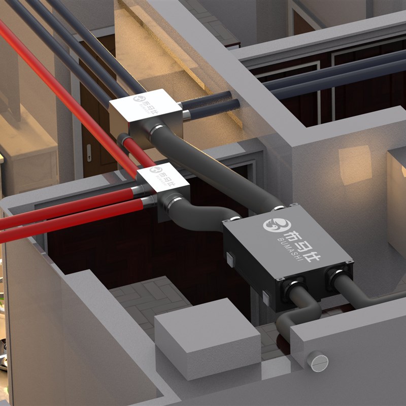 家用商用新风系统新风机安装方案设计安装材料清单定制