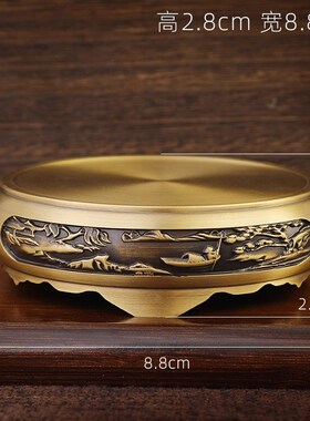 风生水起招财摆件铜风车财源广进客厅家用小风扇开运礼物工艺礼品