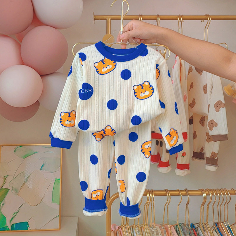 儿童睡衣男童纯棉长袖男宝家居服夏季薄款空调服夏款宝宝秋衣秋裤,童装/婴儿装/亲子装,家居服套装,淘宝优惠券,粉丝福利购,淘宝优惠卷