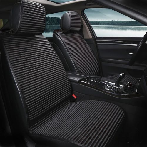 防滑半包坐垫养生苦荞麦壳汽车坐垫四季通用车座椅简单款秋冬