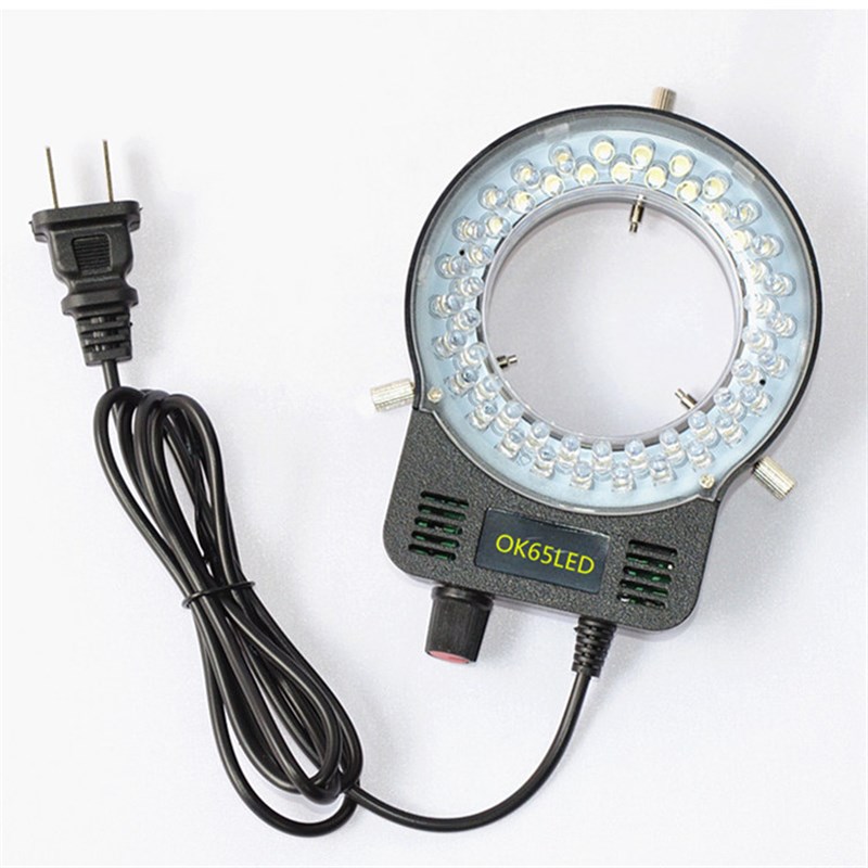 环形光源紫光蓝光红光色显微镜可调LED环形灯OK5德国PDOK黑色