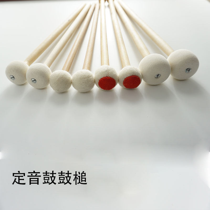 定音鼓槌行进鼓锤镲片毛毡锤儿童架子鼓鼓棒大镲槌鼓棒 - 实物图