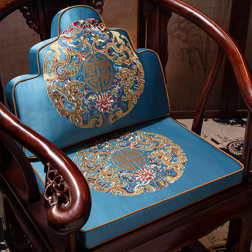 中式乳胶茶椅坐垫座椅太师圈椅椅垫红木沙发餐椅实木家具垫子