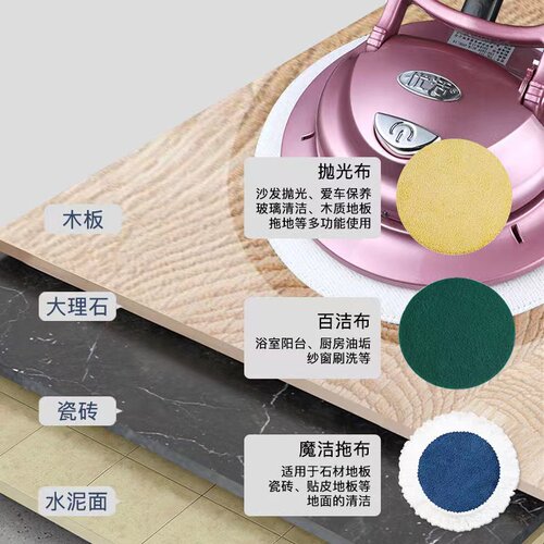 喜康自动洁充电器珊瑚绒布百洁抛光打蜡布