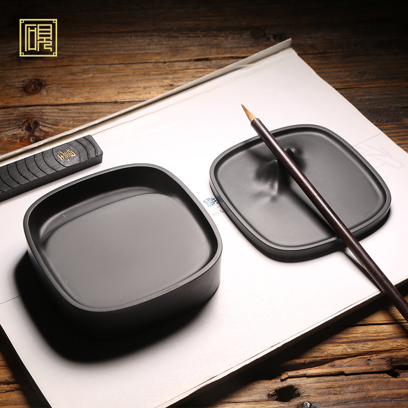 安徽歙砚 观山 经典老坑砚台天然砚书法绘画礼品端砚经典素砚台精,文具电教/文化用品/商务用品,文房四宝,淘宝优惠券,粉丝福利购,淘宝优惠卷