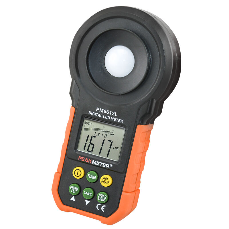 2022升级光照度测试仪PM6612照度计光照度仪高精度亮度计数字测光