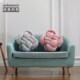 卡通实木布艺小沙发椅幼儿园配套摄影亲子凳可拆洗儿童双人沙发