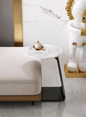 桌腿C形岩板茶几腿架桌子腿铁艺金属.支架定制创意茶几脚支撑腿