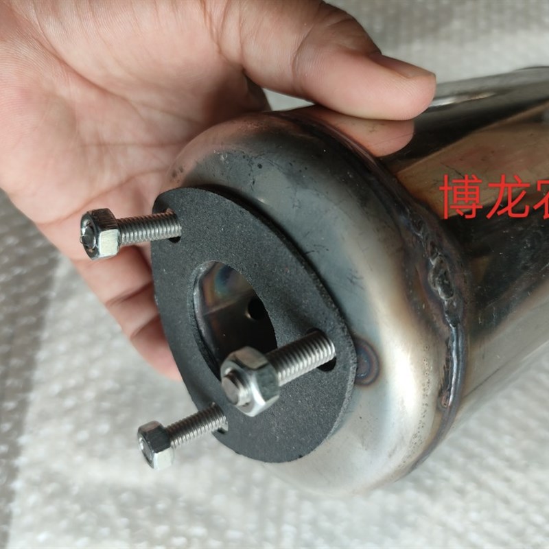 单缸柴油机手扶拖拉机不锈钢消音器总成R175R180排气管烟筒