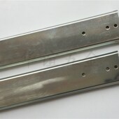 货柜机柜抽屉轨道 重型工业滑轨 40cm房车抽屉三节导轨 16寸 76宽