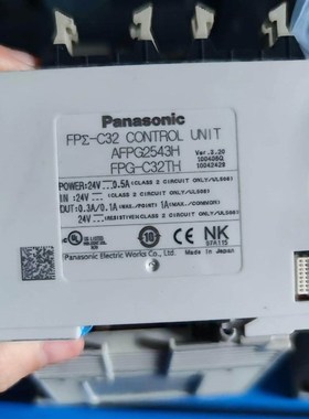 出售PLC 型号AFPG2543H 成色几乎。功能正