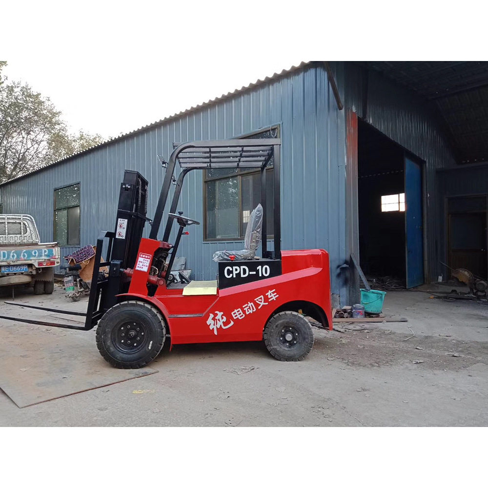 1吨2吨全电动叉车四轮座驾式全电动叉车 新能源小型电动搬运车