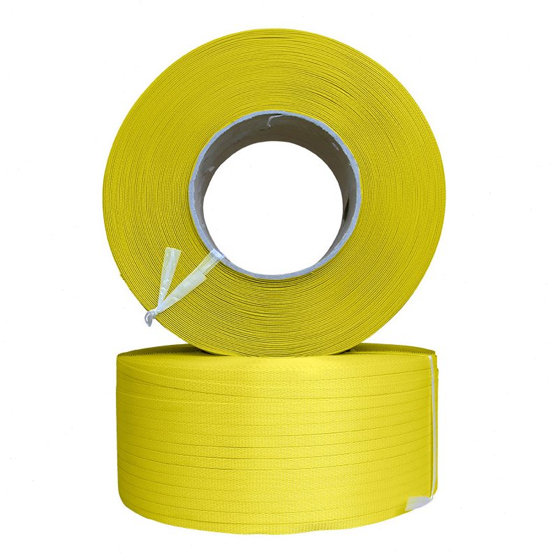 广东厂家直销6000米打包带 5mm纸箱包装带 PP机用打包带白色透明