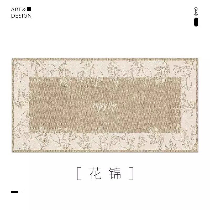 复古卧室床边毯客厅沙发茶几垫主卧床前长条地毯家用防滑耐脏脚垫