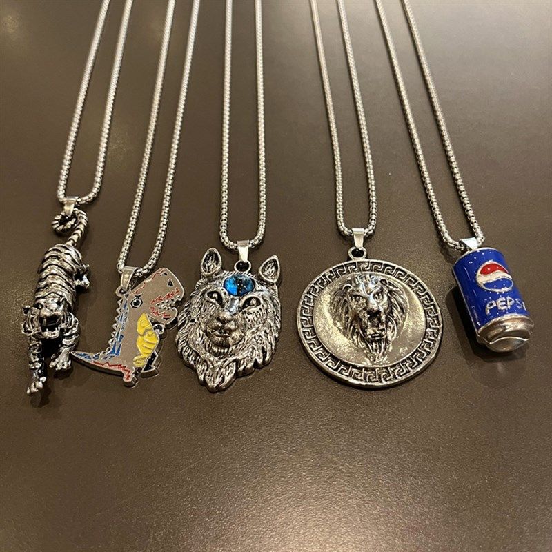 儿童项链男童个性恐龙宝宝穿搭配饰卡通链子嘻哈街舞女孩吊坠潮链,童装/婴儿装/亲子装,项链,淘宝优惠券,粉丝福利购,淘宝优惠卷